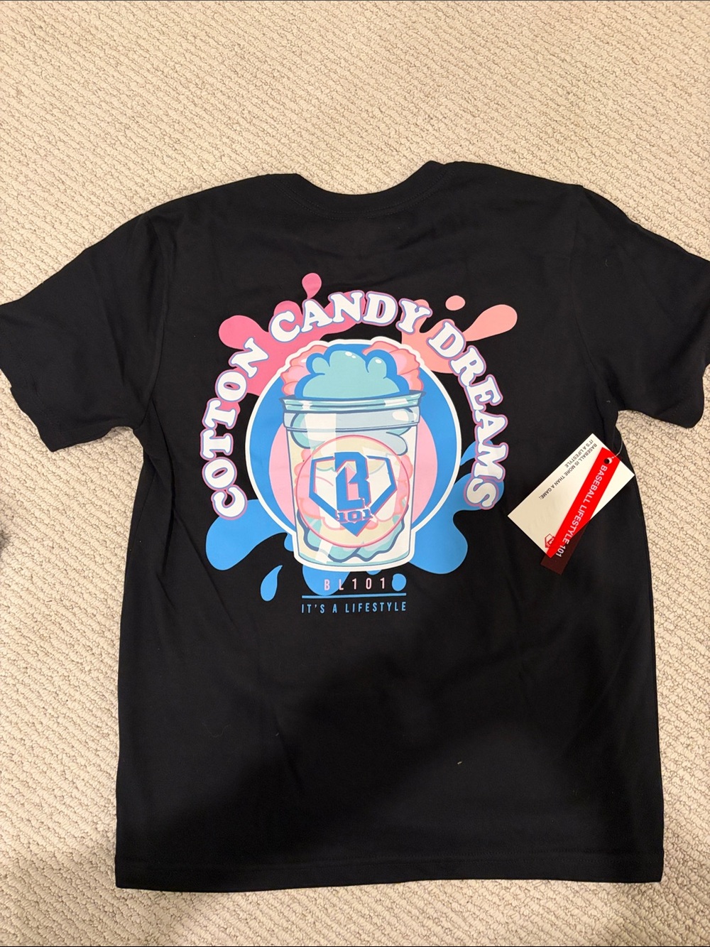 BL101 Cotton Candy Tshirt - youth large - Picture 2 of 3